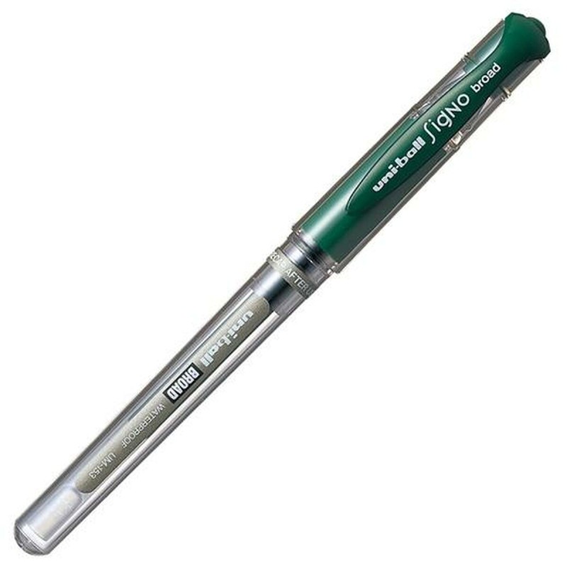 Boligrafo de tinta líquida Uni-Ball Signo Broad UM-153 W Verde 0,6 mm (12 Piezas) Boligrafo de tinta líquida Uni-Ball Signo Broad UM-153 W Verde 0,6 mm (12 Piezas)