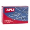 Clips Apli MARIPOSA N 20 Plateado Plata 60 mm (10 Unidades)