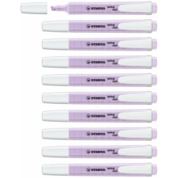 Set de Marcadores Fluorescentes Stabilo Swing Cool Violeta 10 Piezas