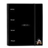 Carpeta de anillas Mickey Mouse Clubhouse Negro 27 x 32 x 3.5 cm