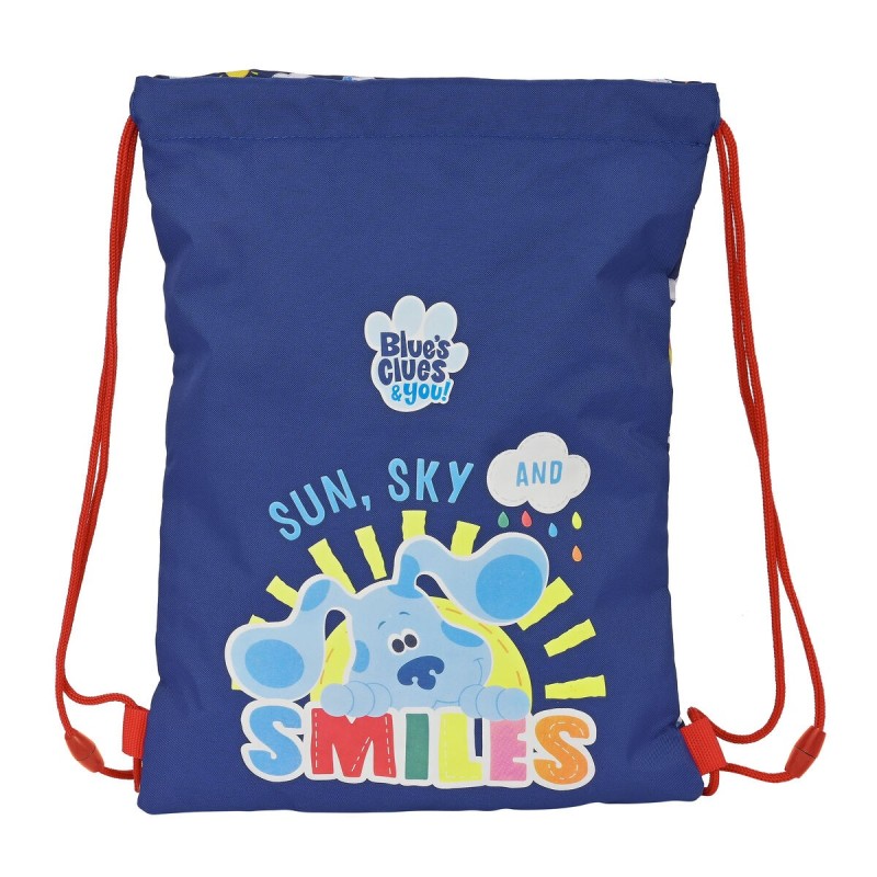 Bolsa Mochila con Cuerdas Blue's Clues Azul marino (26 x 34 x 1 cm)