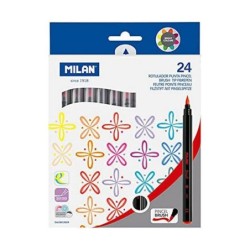 Set de Rotuladores Milan Multicolor 24 Piezas