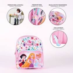 Mochila Escolar Disney Princess Rosa 25 x 30 x 12 cm