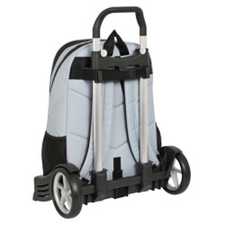 Mochila Escolar con Ruedas F.C. Barcelona Gris 32 x 44 x 16 cm