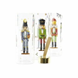 Botella DKD Home Decor Cascanueces Cristal PVC (550 ml) (3 Unidades)