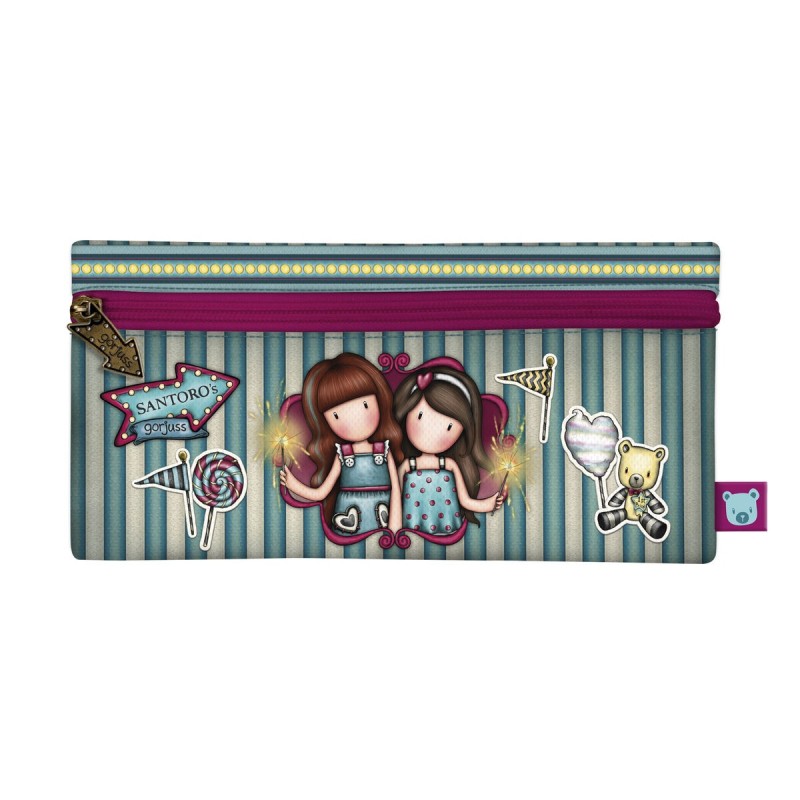 Estuche Escolar Gorjuss Fireworks Granate (22 x 11 x 1.5 cm) Estuche Escolar Gorjuss Fireworks Granate (22 x 11 x 1.5 cm)