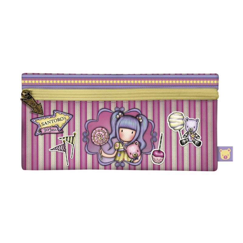 Estuche Escolar Gorjuss First prize Lila (22 x 11 x 1.5 cm) Estuche Escolar Gorjuss First prize Lila (22 x 11 x 1.5 cm)
