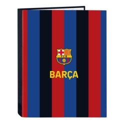 Carpeta de anillas F.C. Barcelona Granate Azul marino A4 26.5 x 33 x 4 cm