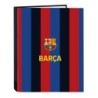 Carpeta de anillas F.C. Barcelona Granate Azul marino A4 26.5 x 33 x 4 cm