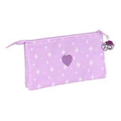 Portatodo Triple My Little Pony Lila (22 x 12 x 3 cm)