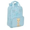 Mochila Escolar Sophie la Girafe Azul claro 20 x 28 x 8 cm