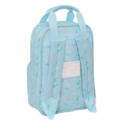 Mochila Escolar Sophie la Girafe Azul claro 20 x 28 x 8 cm
