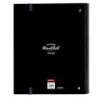 Carpeta de anillas BlackFit8 Urban A4 Negro Azul marino (27 x 32 x 3.5 cm)