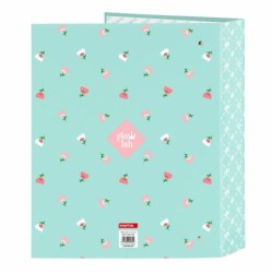 Carpeta de anillas Glow Lab Pepa Verde A4 27 x 33 x 6 cm