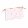 Portatodo Triple Princesses Disney Dream it Rosa 22 x 12 x 3 cm