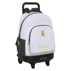 Mochila Escolar Real Madrid C.F. Blanco 33 x 45 x 22 cm