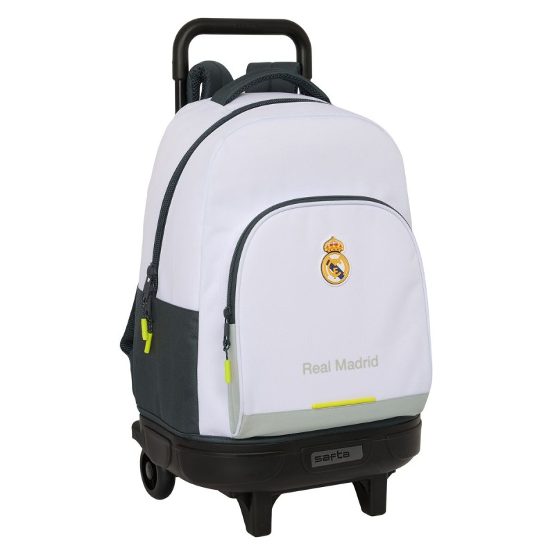 Mochila Escolar Real Madrid C.F. Blanco 33 x 45 x 22 cm