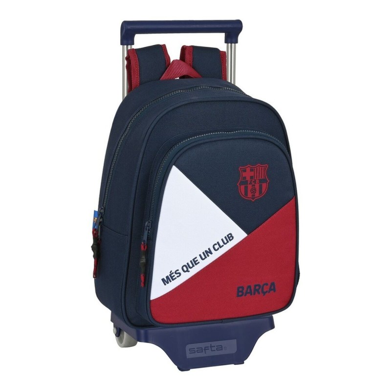 Mochila Escolar con Ruedas F.C. Barcelona Corporativa Azul Granate (27 x 33 x 10 cm) Mochila Escolar con Ruedas F.C. Barcelona Corporativa Azul Granate (27 x 33 x 10 cm)