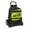 Mochila Escolar con Ruedas Nerf Neon Negro Lima (31 x 44 x 17 cm)
