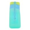 Estuche Escolar Safta Azul Verde Amarillo (18.5 x 7.5 x 5.5 cm)