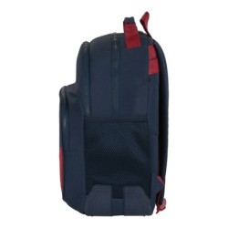 Mochila Escolar F.C. Barcelona Azul Granate (32 x 42 x 15 cm)