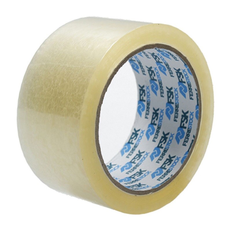 Cinta Adhesiva Ferrestock 6 pcs Transparente 66 m x 50 mm
