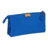 Portatodo Triple F.C. Barcelona M744 22 x 12 x 3 cm Granate Azul marino
