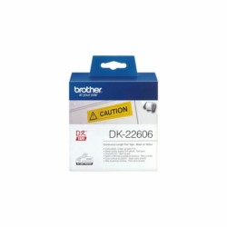 Etiquetas para Impresora Brother DK22606 Amarillo Negro Amarillo/Negro