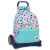 Mochila Escolar con Ruedas Benetton Painting Multicolor