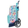 Mochila Escolar con Ruedas Benetton Painting Multicolor