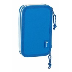 Plumier Doble RCD Espanyol Azul Blanco 12.5 x 19.5 x 4 cm (28 piezas)