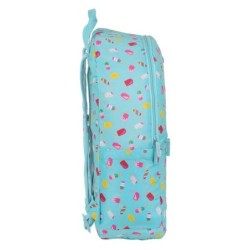 Mochila Escolar Safta Turquesa