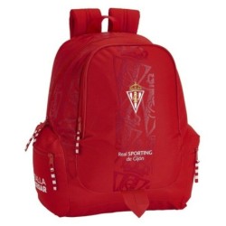 Mochila Escolar Real Sporting de Gijón Rojo