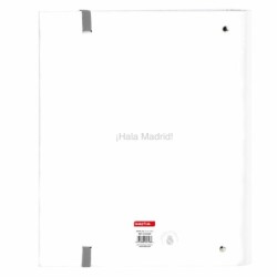 Carpeta de anillas Real Madrid C.F. Blanco 27 x 32 x 3.5 cm