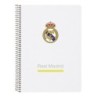 Libreta Real Madrid C.F. Blanco A5 80 Hojas