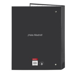 Carpeta de anillas Real Madrid C.F. Blanco A4 26.5 x 33 x 4 cm