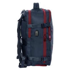 Mochila Escolar F.C. Barcelona Azul Granate