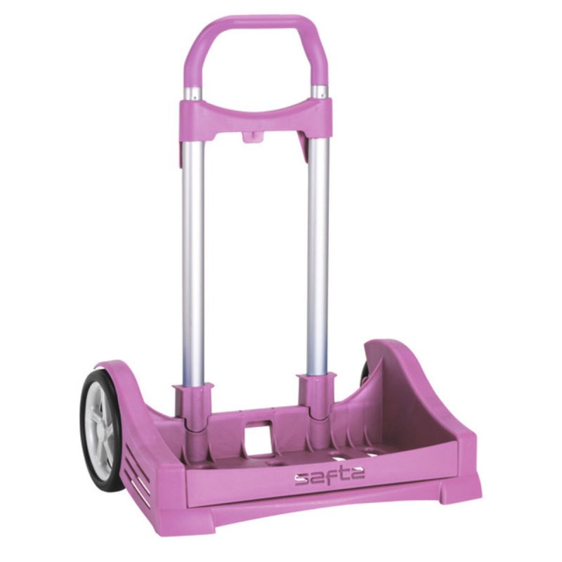 Carro Portamochilas Safta Rosa 40 x 85 x 28 cm Carro Portamochilas Safta Rosa 40 x 85 x 28 cm