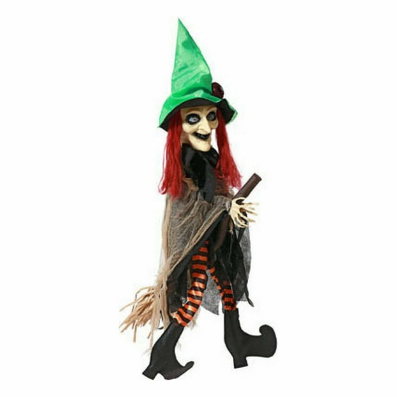 Decoración para Halloween Bruja 90 x 13 x 20 cm Decoración para Halloween Bruja 90 x 13 x 20 cm