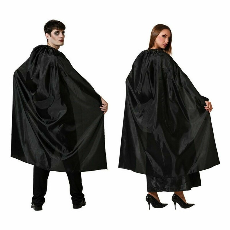 Capa Vampiro Negro 130 cm Capa Vampiro Negro 130 cm