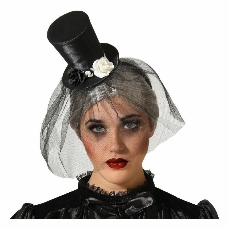 Diadema Viuda Negra Halloween Diadema Viuda Negra Halloween
