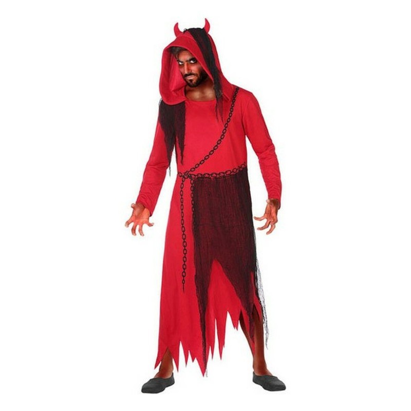Disfraz para Adultos DISFRAZ DEMONIO M-L Rojo Demonio (1 Pieza) (M/L)