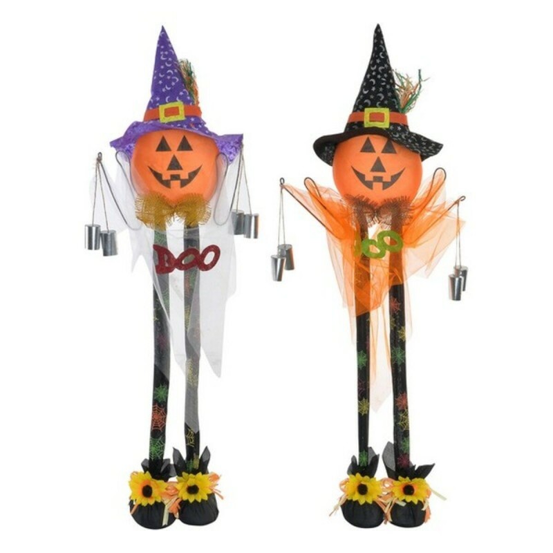 Decoración para Halloween DKD Home Decor Organza Poliéster Calabaza (50 x 92 cm) (2 pcs) Decoración para Halloween DKD Home Decor Organza Poliéster Calabaza (50 x 92 cm) (2 pcs)