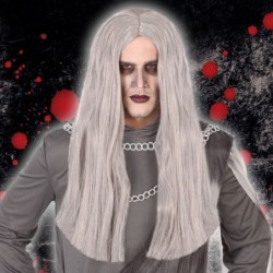 Peluca para Halloween Gris