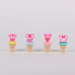 Subrayador Minnie Mouse Rosa 5 Piezas