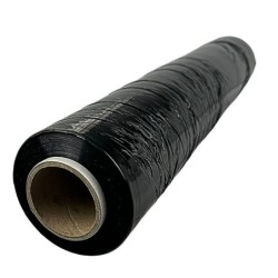 Papel de burbujas Folia stretch czarna 23mic 3.00 Negro 50 cm