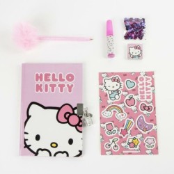 Diario con Accesorios Hello Kitty