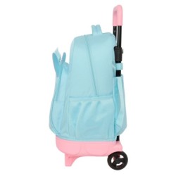 Mochila Escolar con Ruedas Furby Azul cielo 33 x 45 x 22 cm