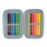 Plumier Triple Bluey Let's play Azul 12,5 x 19,5 x 5,5 cm 37 Piezas