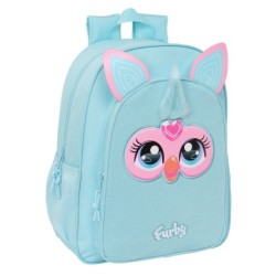 Mochila Escolar Furby Azul cielo 33 x 42 x 14 cm